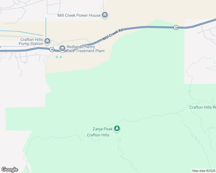 map of restaurants, bars, coffee shops, grocery stores, and more near 33725 Mill Creek Road in Yucaipa