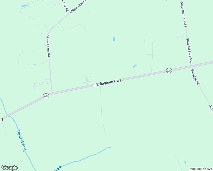 map of restaurants, bars, coffee shops, grocery stores, and more near 2312 East Effingham Road in Effingham