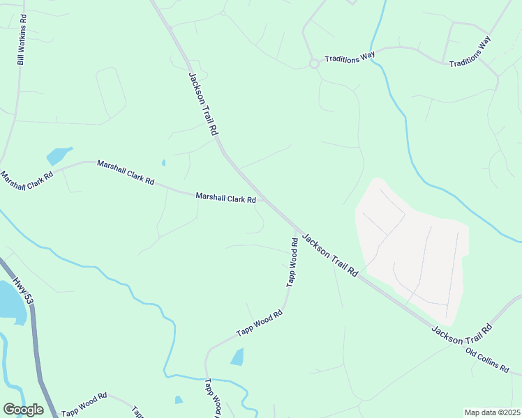 map of restaurants, bars, coffee shops, grocery stores, and more near 65 Ambrosia Walk in Hoschton