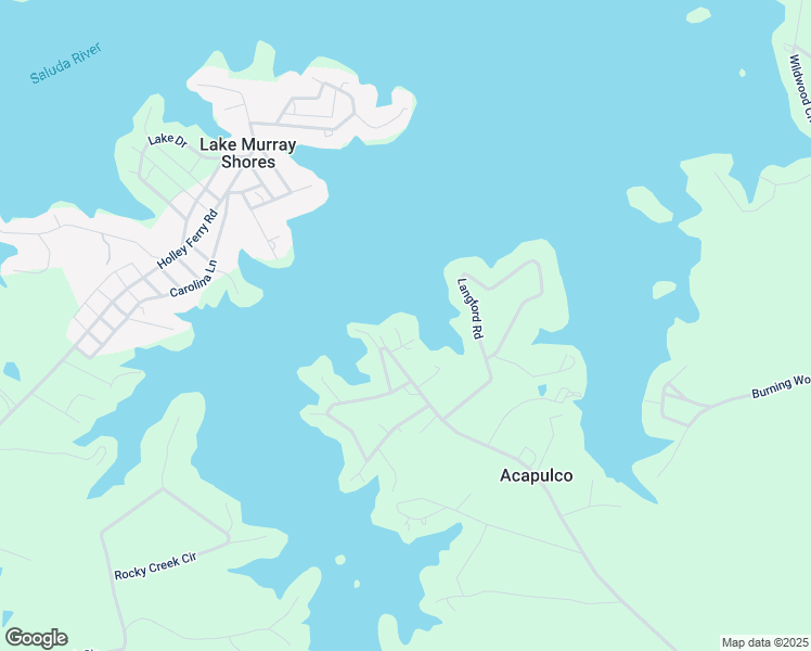 map of restaurants, bars, coffee shops, grocery stores, and more near 1036 Rock North Creek Road in Saluda County