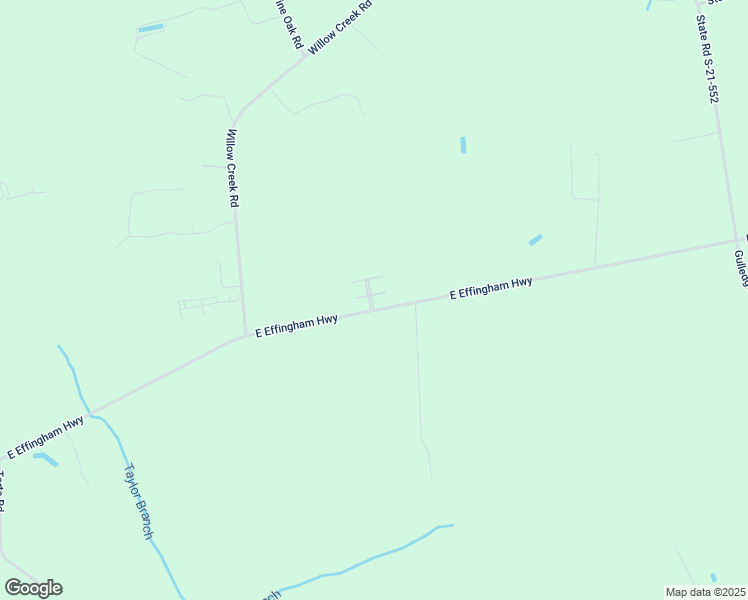 map of restaurants, bars, coffee shops, grocery stores, and more near 2001 East Effingham Road in Effingham