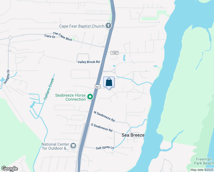 map of restaurants, bars, coffee shops, grocery stores, and more near 7202 Mullet Court in Wilmington