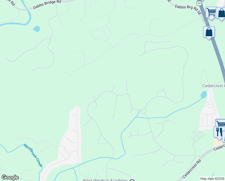 map of restaurants, bars, coffee shops, grocery stores, and more near 0 Brownson Court in Acworth