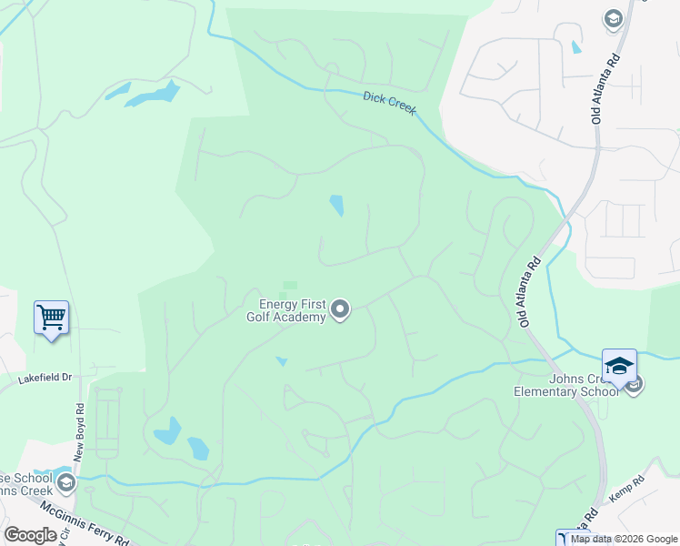 map of restaurants, bars, coffee shops, grocery stores, and more near 7950 Saint Marlo Fairway Drive in Duluth