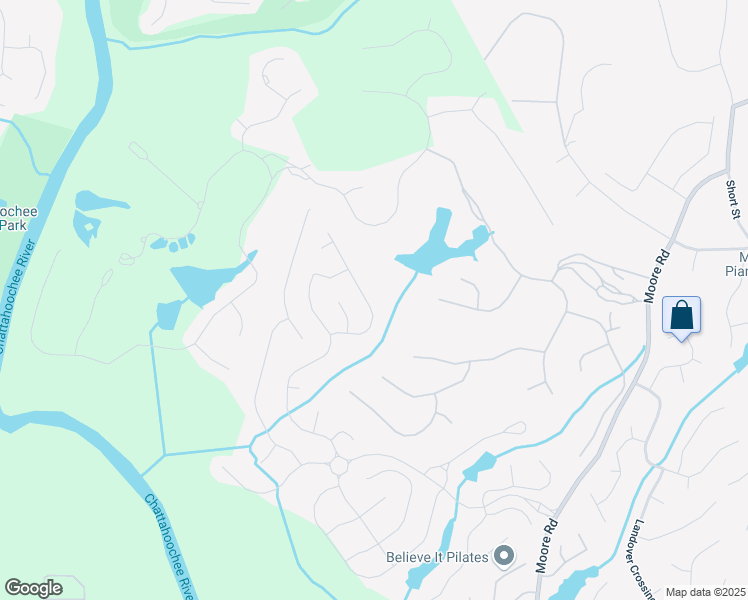 map of restaurants, bars, coffee shops, grocery stores, and more near 4820 Spring Park Circle in Suwanee