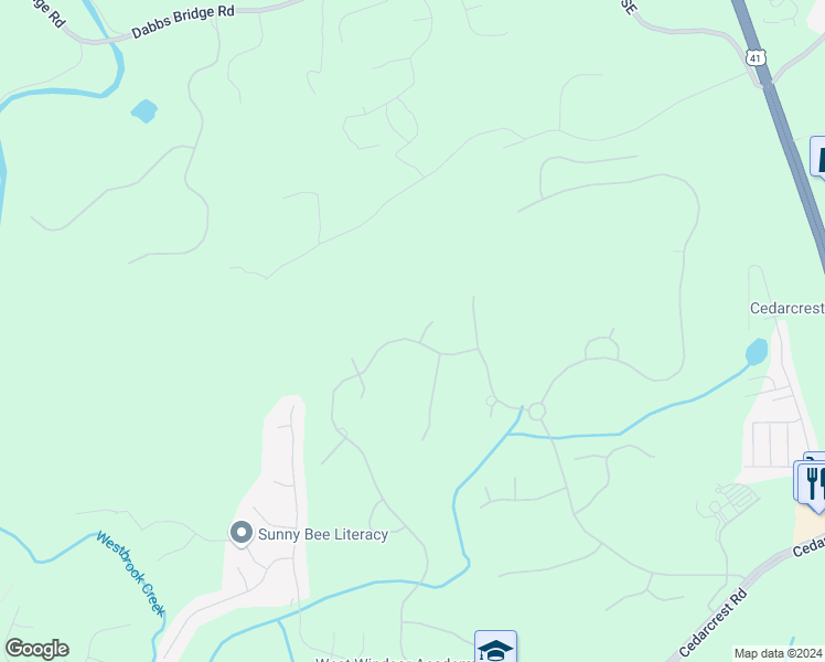 map of restaurants, bars, coffee shops, grocery stores, and more near 11 Brownson Court in Acworth