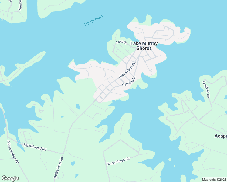 map of restaurants, bars, coffee shops, grocery stores, and more near 125 Thornhill Point in Saluda County