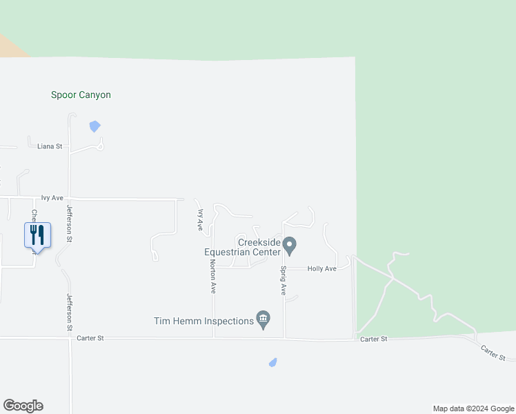 map of restaurants, bars, coffee shops, grocery stores, and more near in Oak Glen