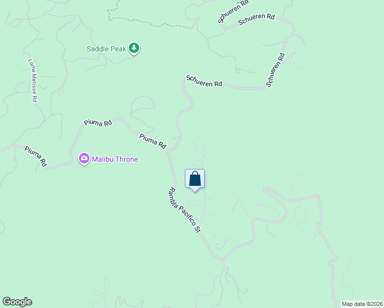 map of restaurants, bars, coffee shops, grocery stores, and more near 23422 West Copacabana Street in Malibu