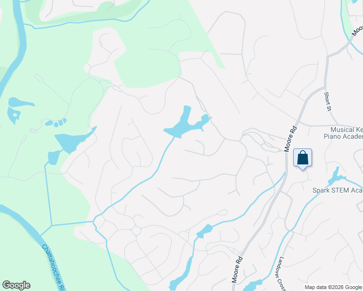 map of restaurants, bars, coffee shops, grocery stores, and more near 4763 Blackwater Way in Suwanee