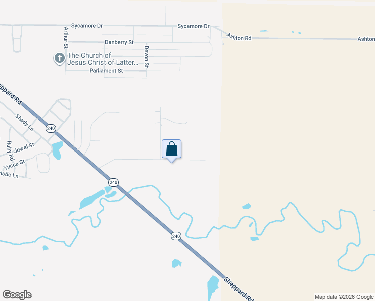 map of restaurants, bars, coffee shops, grocery stores, and more near 3 Gilbert Road in Burkburnett