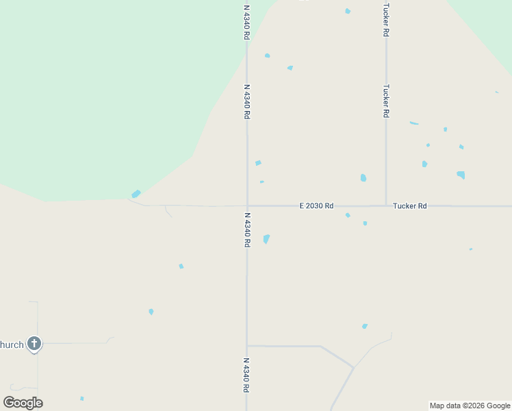 map of restaurants, bars, coffee shops, grocery stores, and more near East 2030 Road in Fort Towson