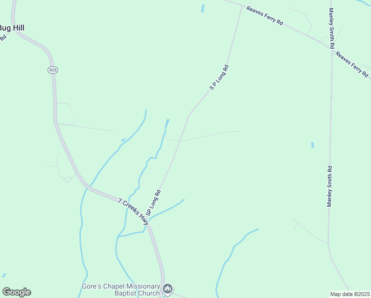 map of restaurants, bars, coffee shops, grocery stores, and more near 779 SP Long Road in Nakina