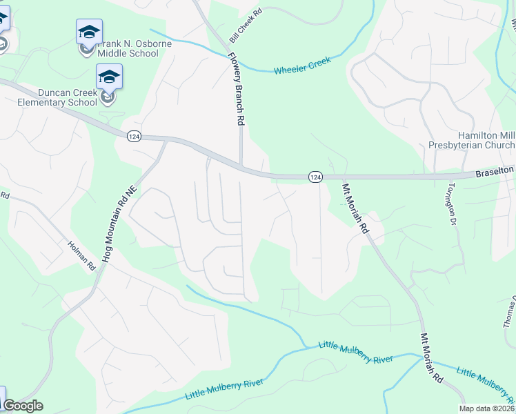 map of restaurants, bars, coffee shops, grocery stores, and more near 4714 Haven Drive in Auburn