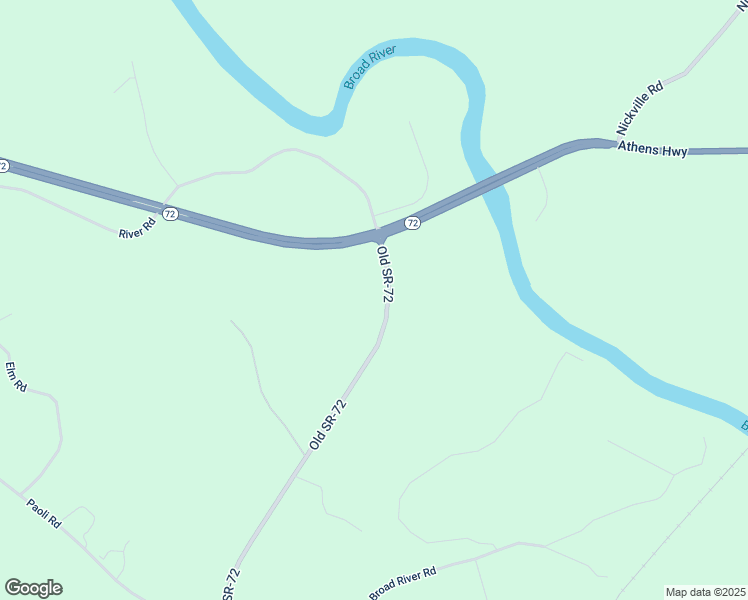 map of restaurants, bars, coffee shops, grocery stores, and more near 8315 Georgia 72 in Carlton