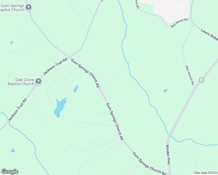 map of restaurants, bars, coffee shops, grocery stores, and more near 2321 Gum Springs Church Road in Jefferson