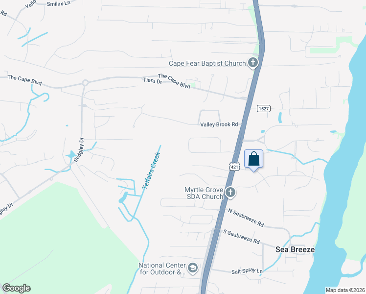 map of restaurants, bars, coffee shops, grocery stores, and more near 538 Sea Castle Ct in Wilmington