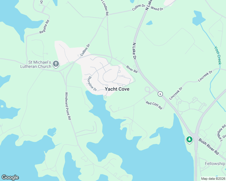 map of restaurants, bars, coffee shops, grocery stores, and more near 253 Shoreline Drive in Columbia