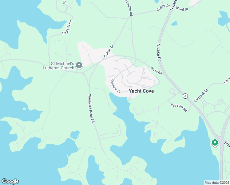 map of restaurants, bars, coffee shops, grocery stores, and more near 227 Shoreline Drive in Columbia