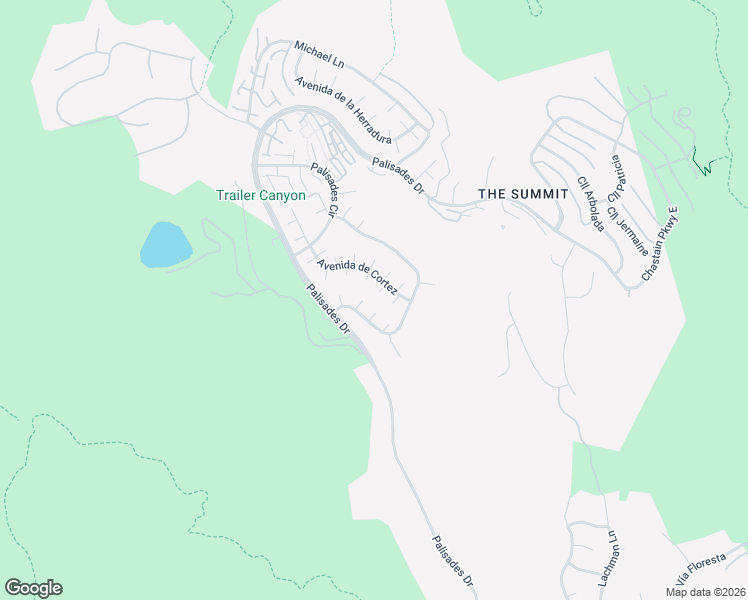 map of restaurants, bars, coffee shops, grocery stores, and more near 17091 Avenida De Santa Ynez in Los Angeles