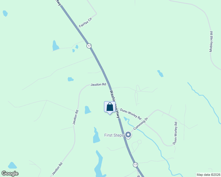 map of restaurants, bars, coffee shops, grocery stores, and more near 1307 Washington Brown Road in Elberton