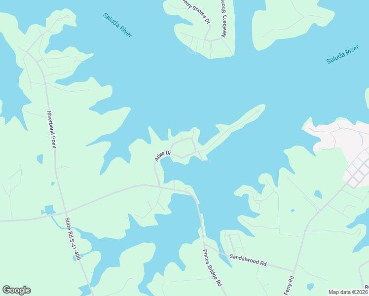 map of restaurants, bars, coffee shops, grocery stores, and more near 108 Saluda Shores Circle in Saluda County