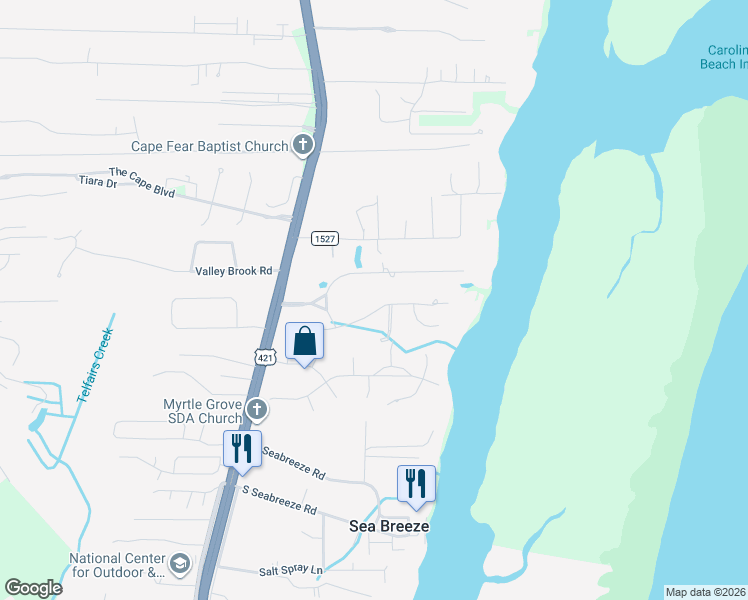 map of restaurants, bars, coffee shops, grocery stores, and more near 137 Gazebo Court in Wilmington