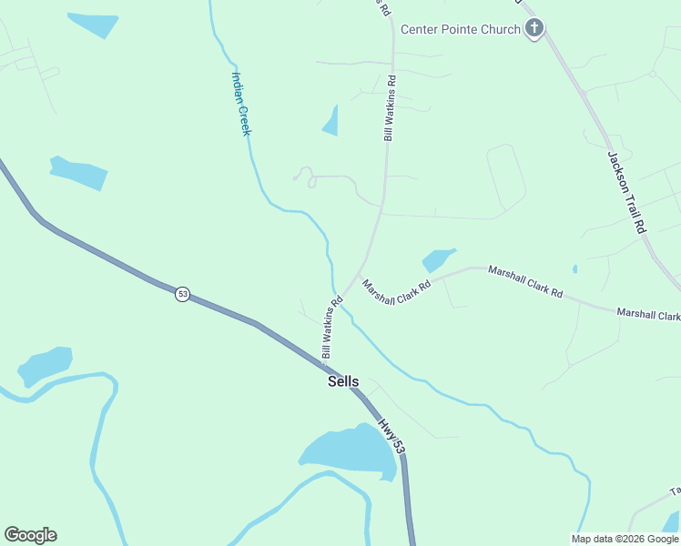 map of restaurants, bars, coffee shops, grocery stores, and more near 241 Bill Watkins Road in Hoschton