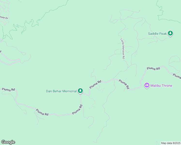 map of restaurants, bars, coffee shops, grocery stores, and more near 24573 Piuma Road in Malibu