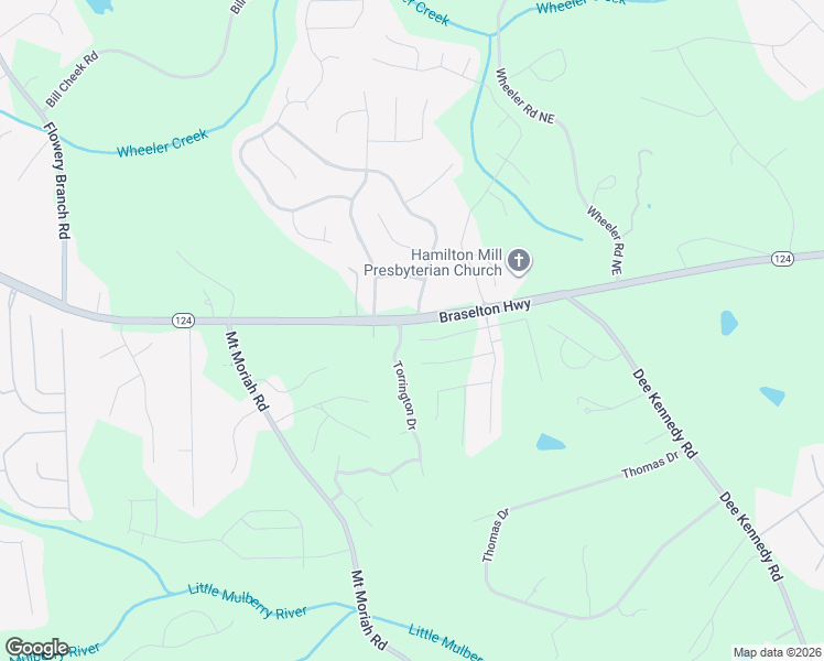 map of restaurants, bars, coffee shops, grocery stores, and more near 1591 Torrington Drive in Auburn