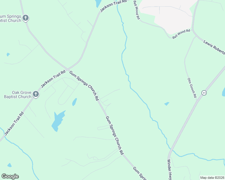 map of restaurants, bars, coffee shops, grocery stores, and more near 2321 Gum Springs Church Road in Jefferson