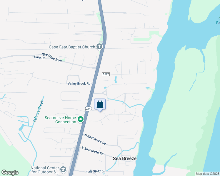 map of restaurants, bars, coffee shops, grocery stores, and more near 124 Inlet Point Drive in Wilmington