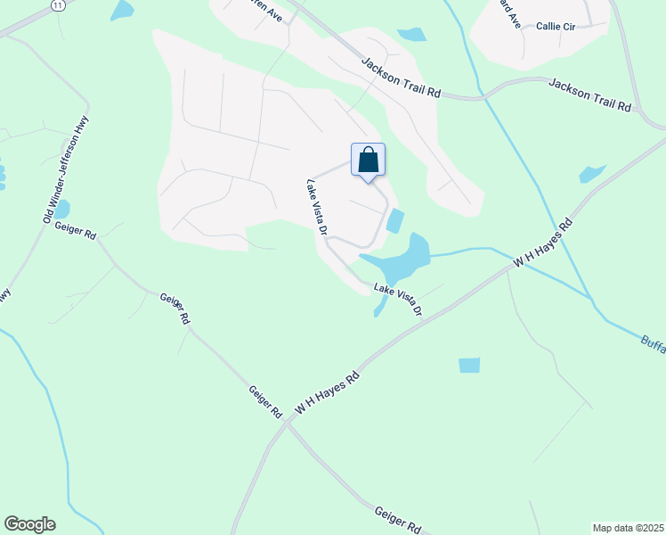 map of restaurants, bars, coffee shops, grocery stores, and more near 1028 Lake Vista Drive in Jefferson