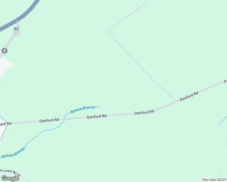 map of restaurants, bars, coffee shops, grocery stores, and more near 535 Danford Road in Bolivia