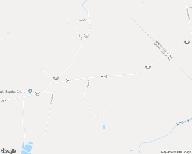 map of restaurants, bars, coffee shops, grocery stores, and more near 2128 Armview Road in Loris