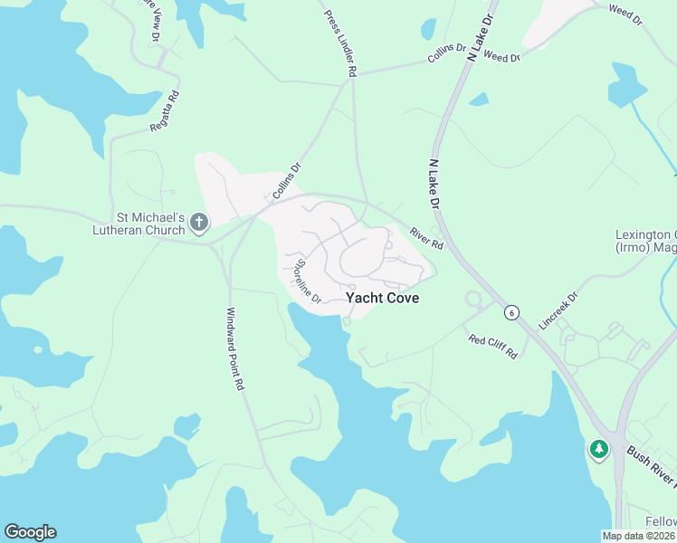 map of restaurants, bars, coffee shops, grocery stores, and more near 203 Mariners Row in Columbia