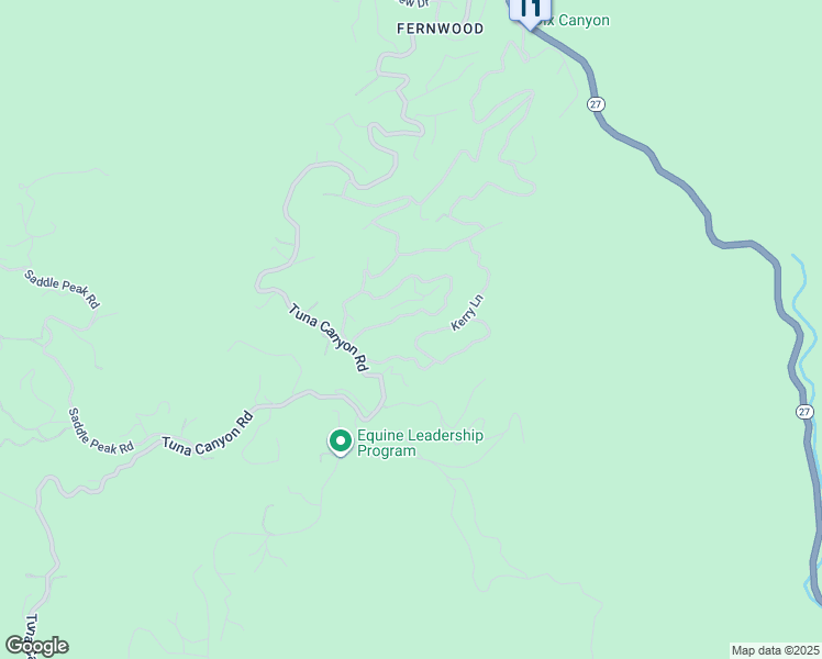 map of restaurants, bars, coffee shops, grocery stores, and more near 20485 Medley Lane in Topanga