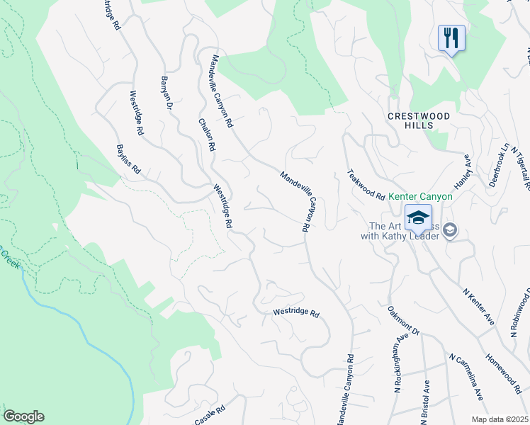 map of restaurants, bars, coffee shops, grocery stores, and more near 13164 Boca De Canon Lane in Los Angeles