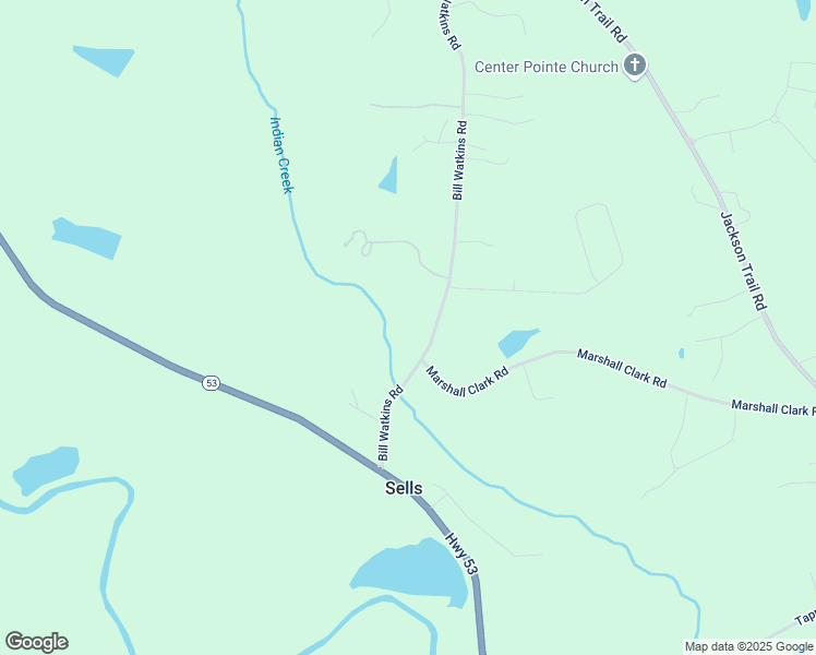 map of restaurants, bars, coffee shops, grocery stores, and more near 357 Bill Watkins Road in Hoschton