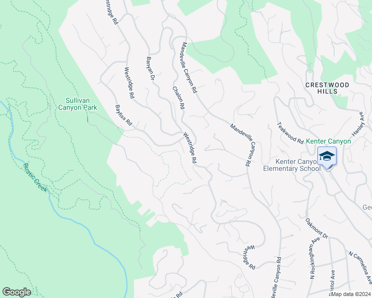 map of restaurants, bars, coffee shops, grocery stores, and more near 2110 Eric Drive in Los Angeles