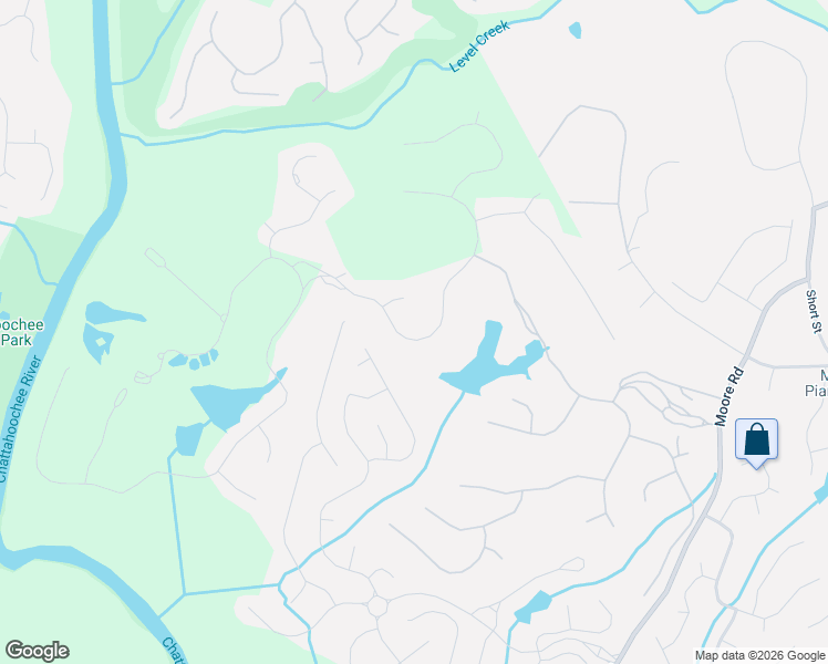 map of restaurants, bars, coffee shops, grocery stores, and more near 889 Middle Fork Trail in Suwanee