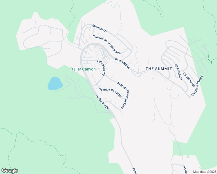 map of restaurants, bars, coffee shops, grocery stores, and more near 1370 Avenida De Cortez in Los Angeles