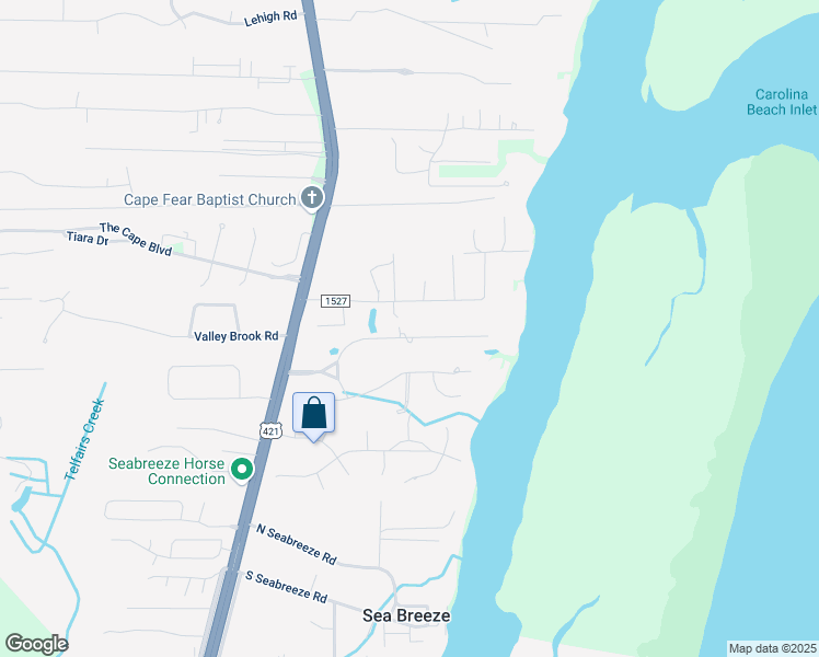 map of restaurants, bars, coffee shops, grocery stores, and more near 209 Inlet Point Drive in Wilmington