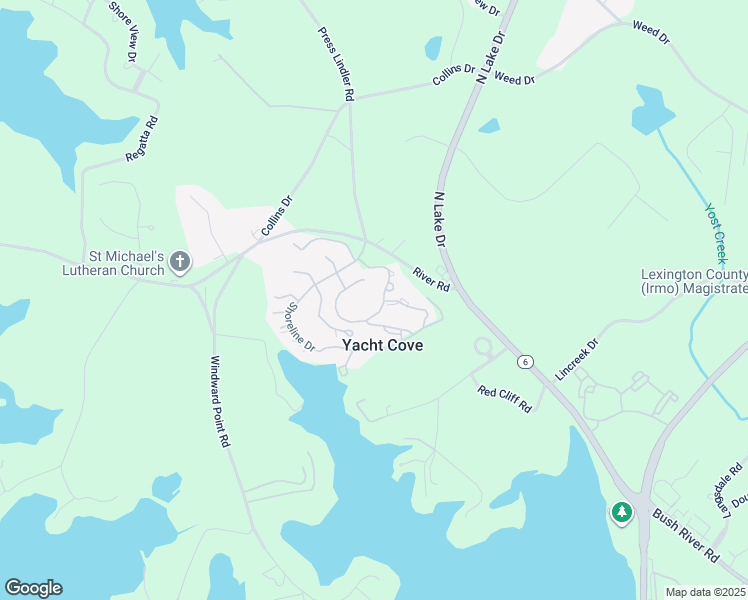 map of restaurants, bars, coffee shops, grocery stores, and more near 233 Mariners Row in Columbia