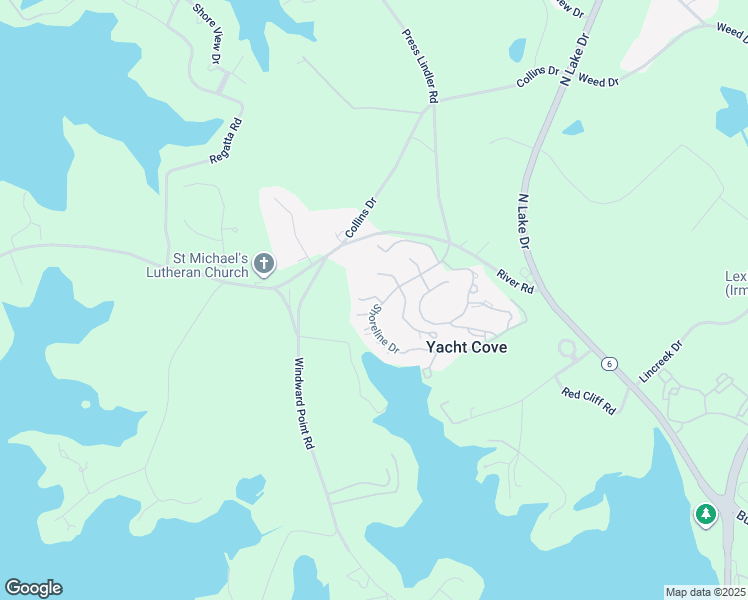 map of restaurants, bars, coffee shops, grocery stores, and more near 105 Schooner Row in Columbia