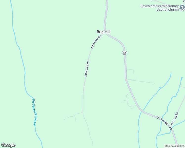 map of restaurants, bars, coffee shops, grocery stores, and more near 539 John Gore Road in Nakina