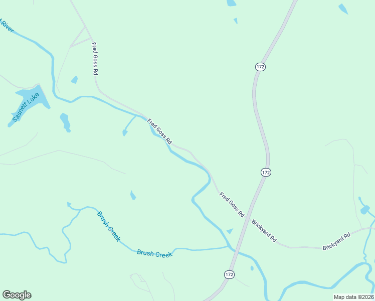 map of restaurants, bars, coffee shops, grocery stores, and more near Fred Goss Road in Comer