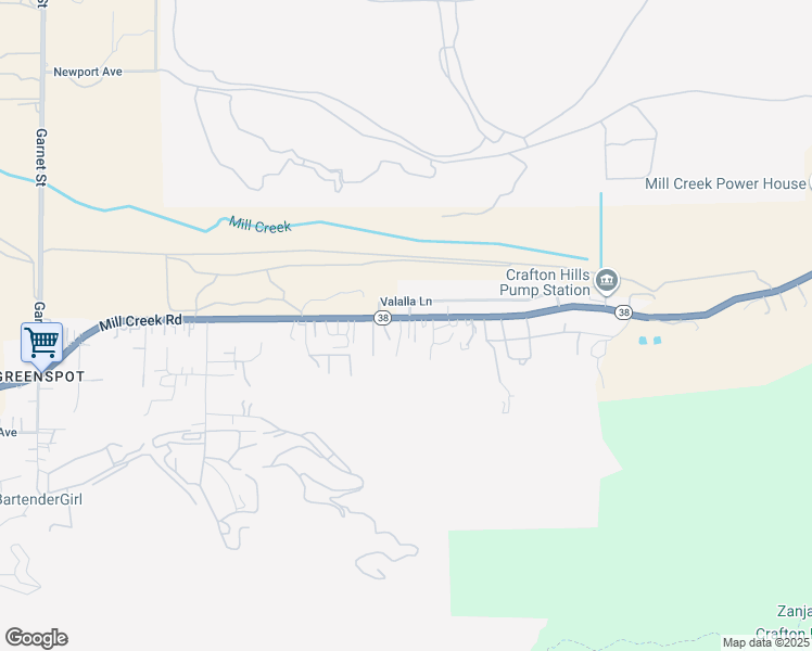map of restaurants, bars, coffee shops, grocery stores, and more near 2790 Mill Creek Road in Mentone