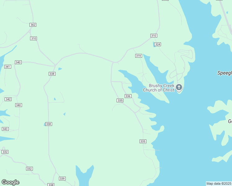 map of restaurants, bars, coffee shops, grocery stores, and more near 377 County Road 335 in Crane Hill