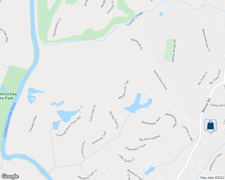 map of restaurants, bars, coffee shops, grocery stores, and more near 902 Little Lost Landing Northwest in Suwanee